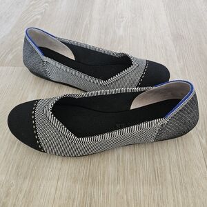 ROTHY'S The Loafer Grey Mist Captoe Women’s Size 7.5